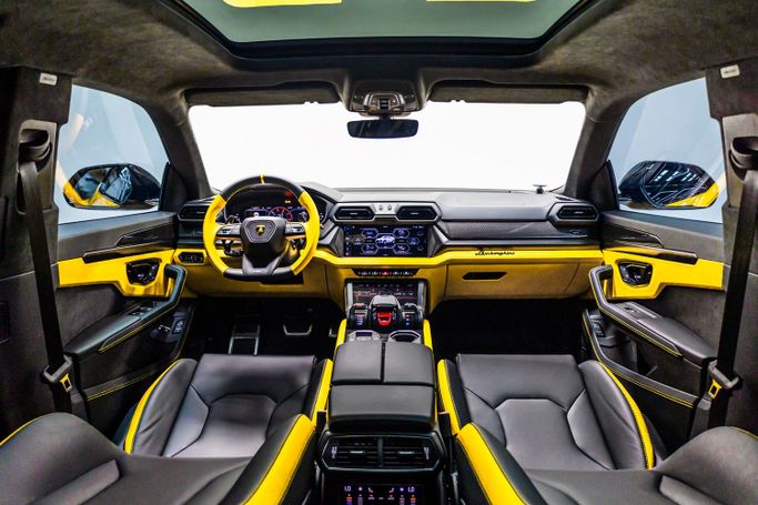 Lamborghini Urus Performante I Facelift, 2025 sport suv 5 dr. s for rent in Dubai by POF RENTAL, yellow color | AUTO.AE