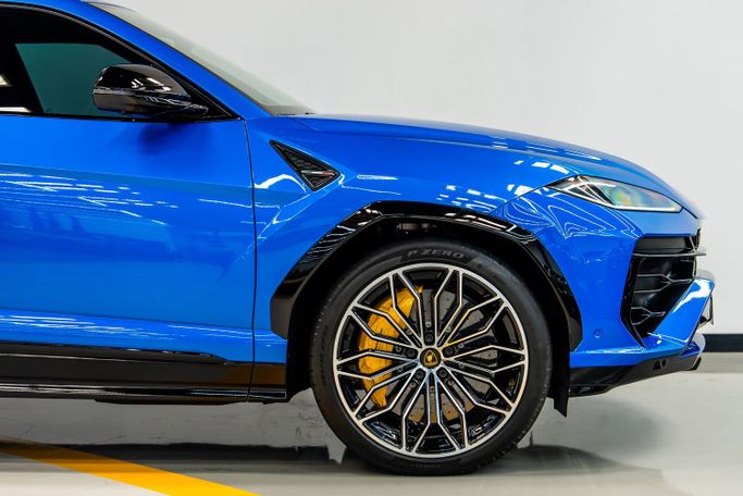 Lamborghini Urus Performante I Facelift, 2025 sport suv 5 dr. s for rent in Dubai by POF RENTAL, blue color | AUTO.AE