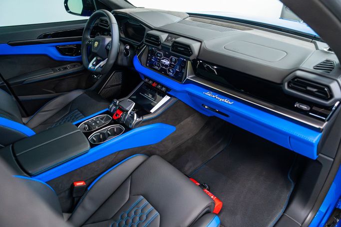 Lamborghini Urus Performante I Facelift, 2025 sport suv 5 dr. s for rent in Dubai by POF RENTAL, blue color | AUTO.AE