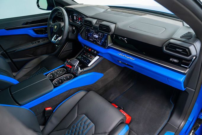 Lamborghini Urus Performante I Facelift, 2025 sport suv 5 dr. s for rent in Dubai by POF RENTAL, blue color | AUTO.AE
