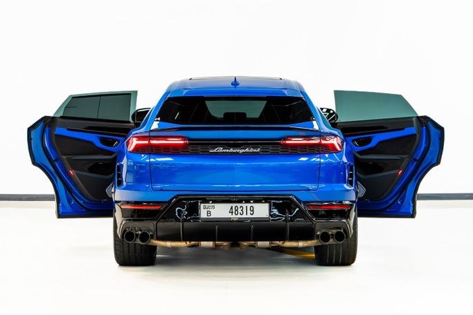 Lamborghini Urus Performante I Facelift, 2025 sport suv 5 dr. s for rent in Dubai by POF RENTAL, blue color | AUTO.AE
