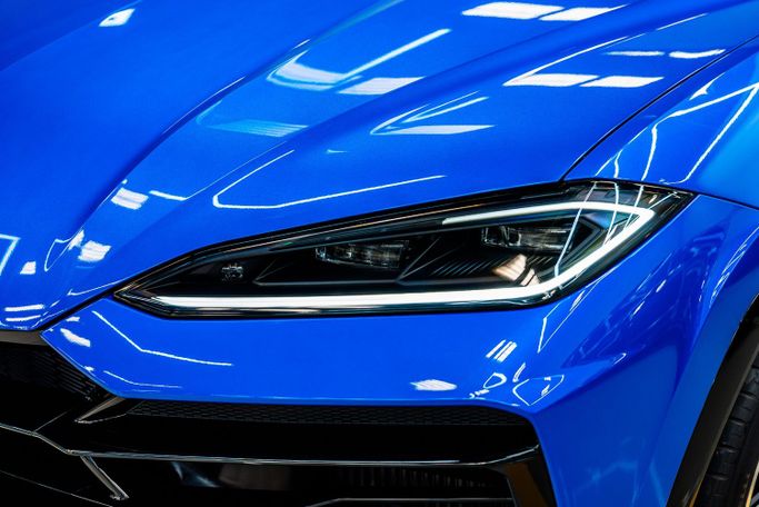 Lamborghini Urus Performante I Facelift, 2025 sport suv 5 dr. s for rent in Dubai by POF RENTAL, blue color | AUTO.AE
