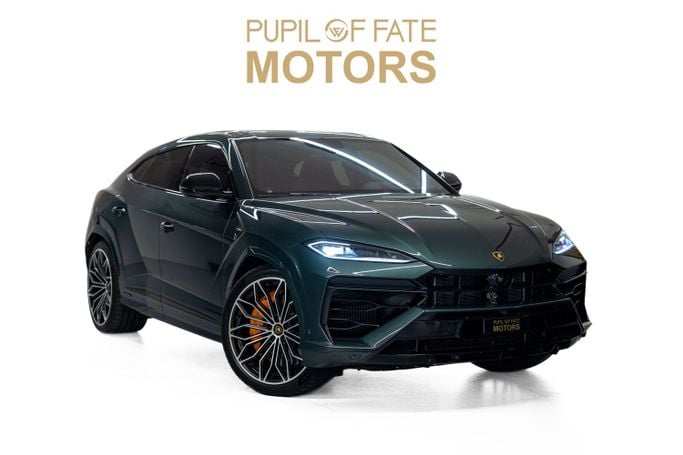 New Lamborghini Urus Se I Facelift, 4.0 l, 2025 in Dubai by PUPIL OF FATE MOTORS, Green color. GCC Specs | AUTO.AE