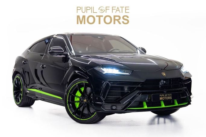 مستعمل Lamborghini Urus S I تجميل الوجه, 4.0 لتر, 2023 في في دبي من PUPIL OF FATE MOTORS، اللون أسود. مواصفات الخليج | AUTO.AE