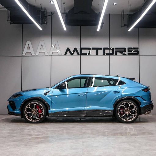 Used Lamborghini Urus Performante I Facelift, 4.0 l, 2023 in Dubai by AAA Motors, Light Blue color. European Specs | AUTO.AE