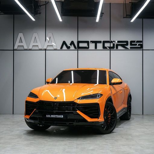 New Lamborghini Urus Se I Facelift, 4.0 l, 2025 in Dubai by AAA Motors, Orange color.  | AUTO.AE