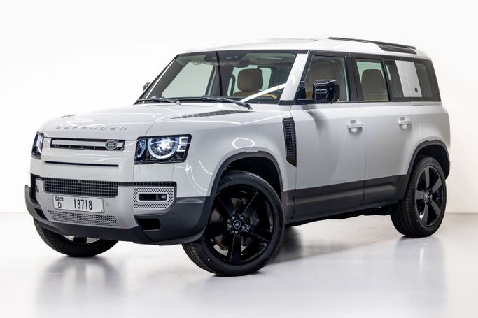 Land Rover Defender 110 II, 2024 внедорожник 5 дв. 110 стандарт класса в Дубае от POF RENTAL белый цвет | AUTO.AE