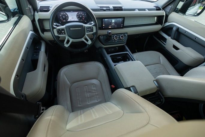 Used Land Rover Defender 110 II, 2.0 l, 2022 in Dubai by Linda Cars, White color. GCC Specs | AUTO.AE