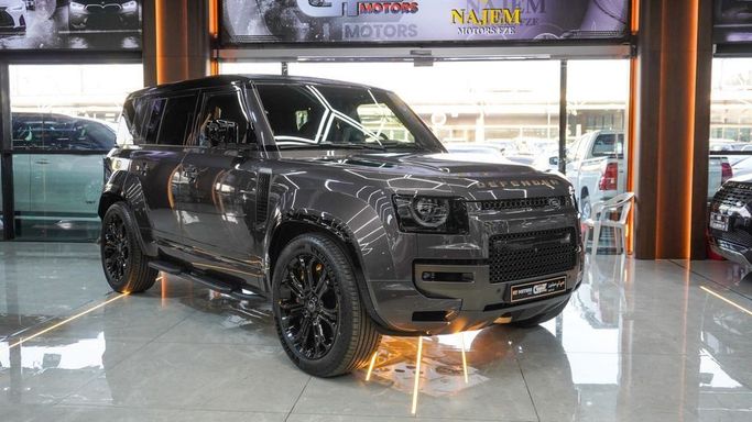 New Land Rover Defender 130 II, 3.0 l, 2025 in Dubai by Najem Motors, Grey color. European Specs | AUTO.AE