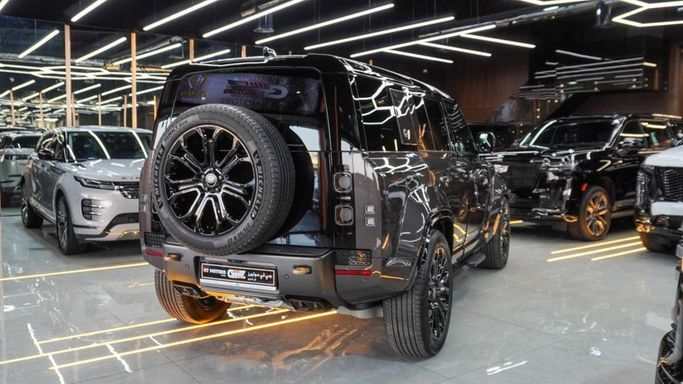 New Land Rover Defender 130 II, 3.0 l, 2025 in Dubai by Najem Motors, Grey color. European Specs | AUTO.AE