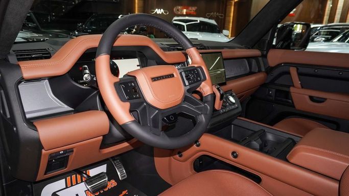 New Land Rover Defender 130 II, 3.0 l, 2025 in Dubai by Najem Motors, Grey color. European Specs | AUTO.AE