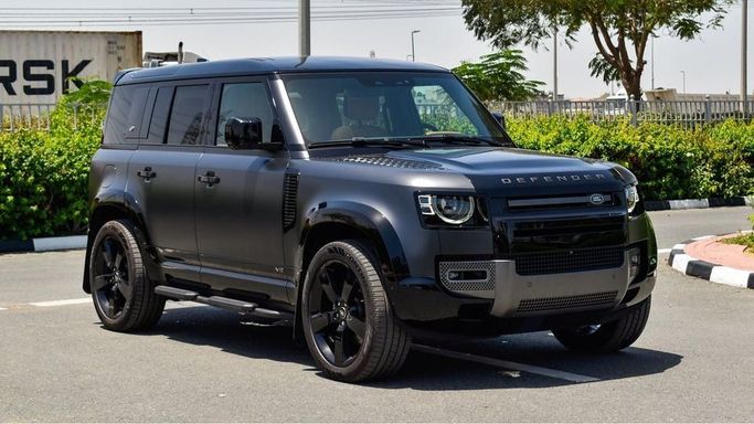 New Land Rover Defender II, 3.0 l, 2024 in Dubai by Najem Motors, Black color. European Specs | AUTO.AE