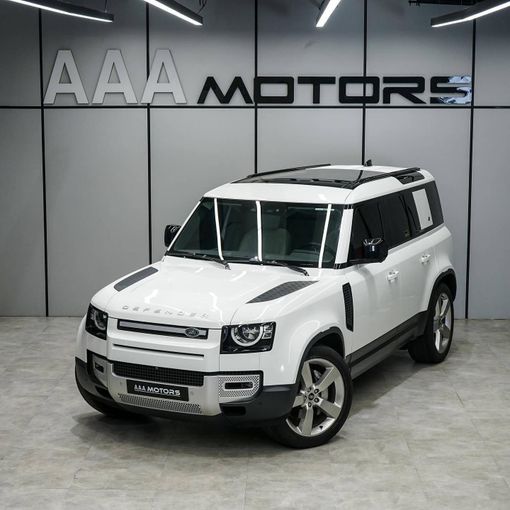 Used Land Rover Defender P400 II, 3.0 l, 2023 in Dubai by AAA Motors, White color. GCC Specs | AUTO.AE