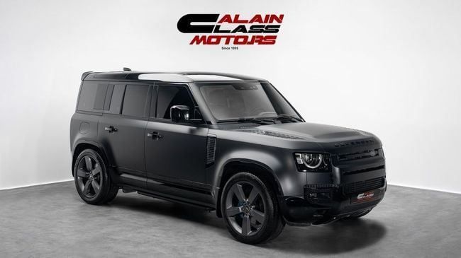 Used Land Rover Defender 110 II, 5.0 l, 2025 in Dubai by Al Ain Class Motors, Black color. GCC Specs | AUTO.AE
