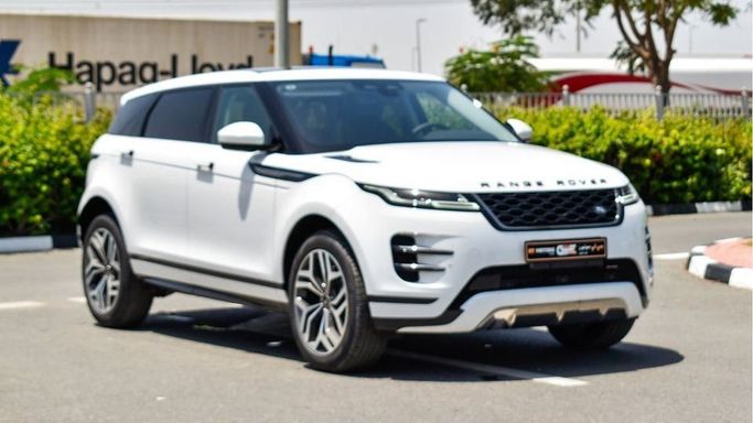 Новый Land Rover Range Rover Evoque P250 II Рестайлинг, 2.0 л, 2024 в Дубае от Najem Motors Белый цвет. Other | AUTO.AE