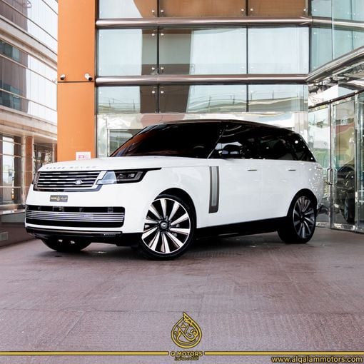 Used Land Rover Range Rover P530 MHEV V, 4.4 l, 2023 in Dubai by Q Motors, White color. GCC Specs | AUTO.AE