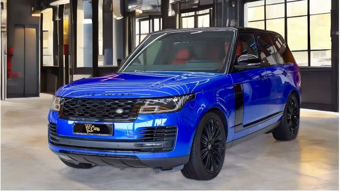 Подержанный Land Rover Range Rover IV Рестайлинг, 5.0 л, 2020 в Дубае от 777 CARS Синий цвет. Европейская | AUTO.AE