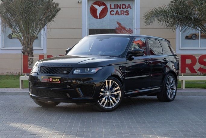Used Land Rover Range Rover Sport SVR II Facelift, 5.0 l, 2017 in Dubai by Linda Cars, Black color. Canadian Specs | AUTO.AE