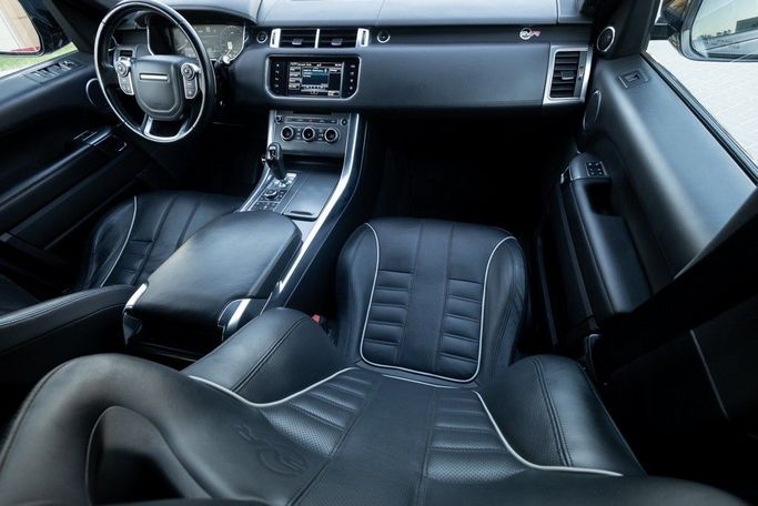 Used Land Rover Range Rover Sport SVR II Facelift, 5.0 l, 2017 in Dubai by Linda Cars, Black color. Canadian Specs | AUTO.AE
