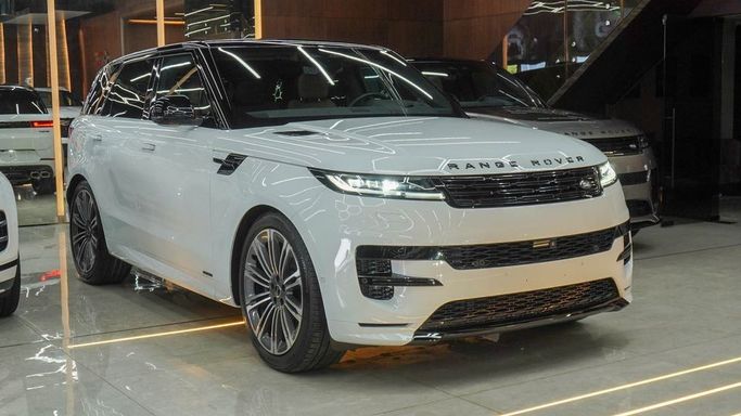 New Land Rover Range Rover Sport P530 III, 4.4 l, 2025 in Dubai by Najem Motors, White color. European Specs | AUTO.AE