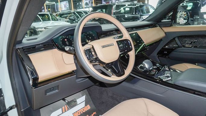 New Land Rover Range Rover Sport P530 III, 4.4 l, 2025 in Dubai by Najem Motors, White color. European Specs | AUTO.AE