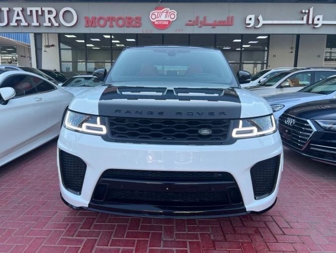 Used Land Rover Range Rover Sport II Facelift, 5.0 l, 2018 in Dubai by Quatro Motors, White color.  | AUTO.AE
