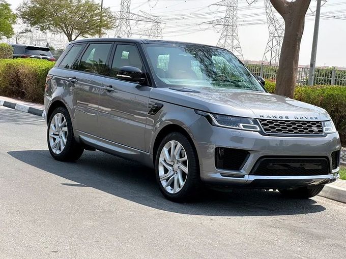 Подержанный Land Rover Range Rover Sport II Рестайлинг, 3.0 л, 2020 в Дубае от Formula Motors Серебристый цвет. GCC | AUTO.AE