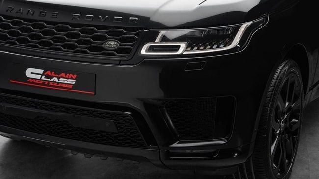 Used Land Rover Range Rover Sport II Facelift, 3.0 l, 2021 in Dubai by Al Ain Class Motors, Black color. GCC Specs | AUTO.AE