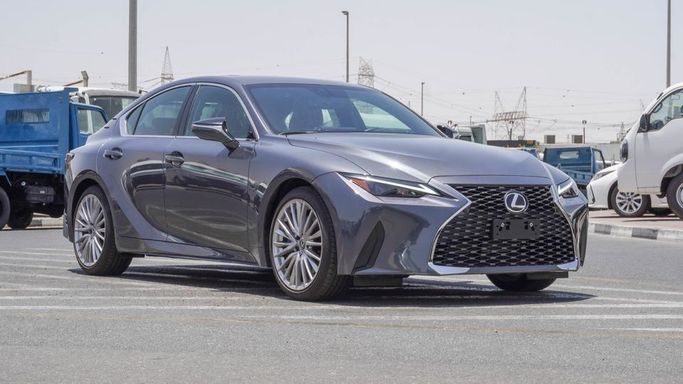 New Lexus IS 350 III Facelift 2, 3.5 l, 2024 in Dubai by Najem Motors, Grey color. GCC Specs | AUTO.AE