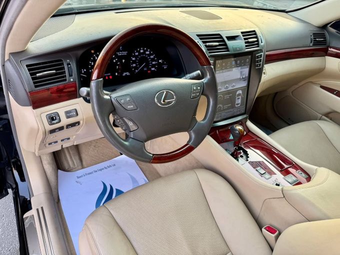 Used Lexus LS 460 IV Facelift, 4.6 l, 2009 in Dubai by Saeed Auto, Black color. Japanese Specs | AUTO.AE