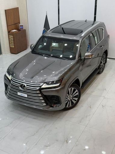 New Lexus LX 450d III Facelift 2, 4.5 l, 2023 in Dubai by 4 Matic Motors, Grey color. GCC Specs | AUTO.AE