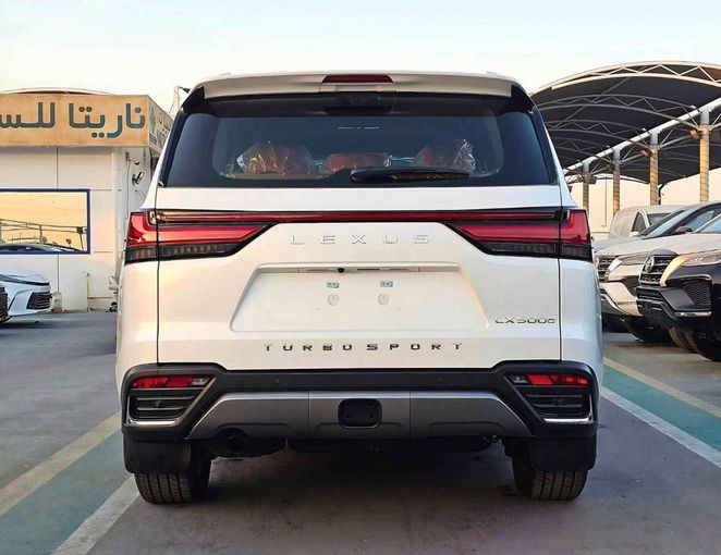 New Lexus LX 500d IV, 3.3 l, 2024 in Dubai by SK Motors, White color. GCC Specs | AUTO.AE
