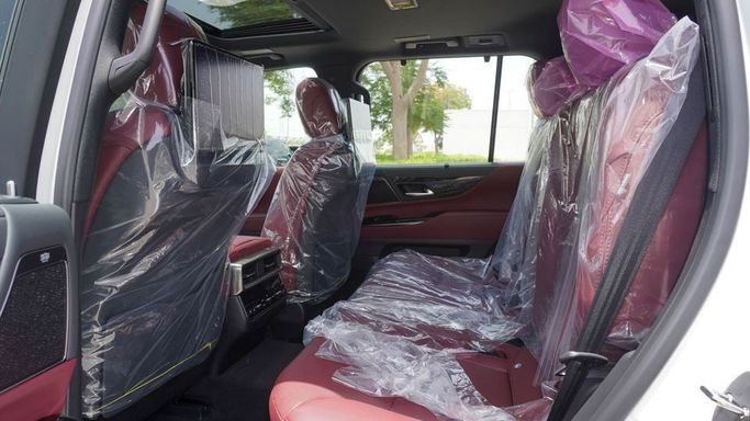 New Lexus LX 600 IV, 3.4 l, 2025 in Dubai by Najem Motors, White color. GCC Specs | AUTO.AE
