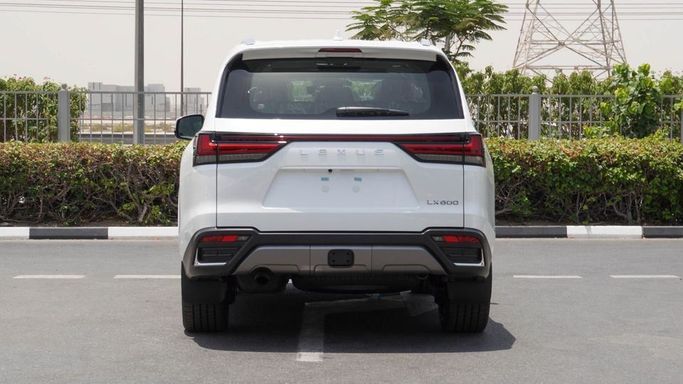 New Lexus LX 600 IV, 3.4 l, 2025 in Dubai by Najem Motors, White color. GCC Specs | AUTO.AE
