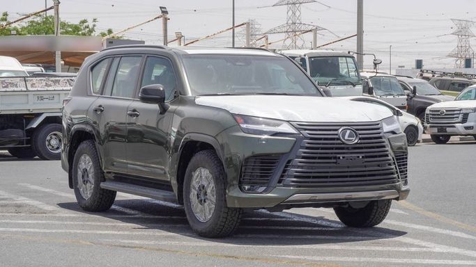 New Lexus LX 600 IV, 3.4 l, 2025 in Dubai by Najem Motors, Green color. GCC Specs | AUTO.AE