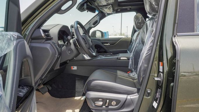 New Lexus LX 600 IV, 3.4 l, 2025 in Dubai by Najem Motors, Green color. GCC Specs | AUTO.AE