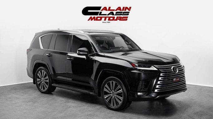 Used Lexus LX 600 IV, 3.4 l, 2023 in Dubai by Al Ain Class Motors, Black color. GCC Specs | AUTO.AE
