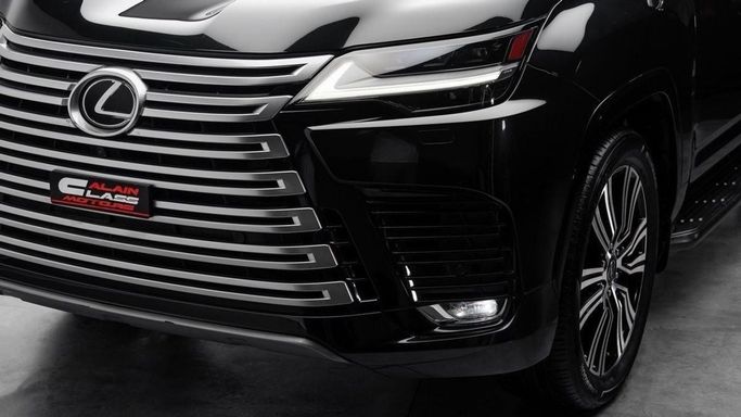 Used Lexus LX 600 IV, 3.4 l, 2023 in Dubai by Al Ain Class Motors, Black color. GCC Specs | AUTO.AE