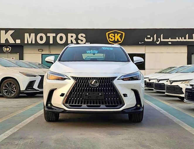 New Lexus NX 350 II, 2.4 l, 2025 in Dubai by SK Motors, White color. Chinese Specs | AUTO.AE
