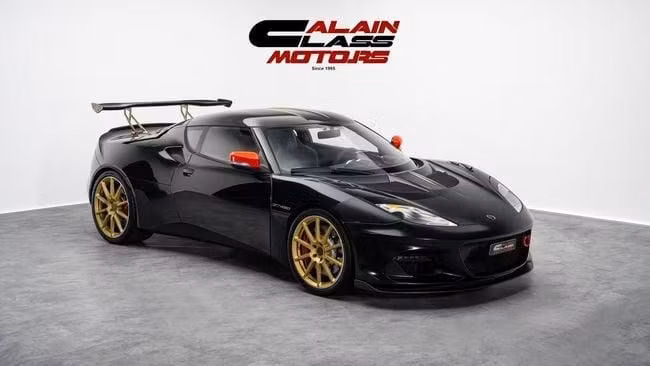 Used Lotus Evora, 3.5 l, 2019 in Dubai by Al Ain Class Motors, Black color. GCC Specs | AUTO.AE