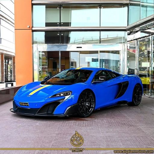 Used McLaren 675LT, 3.8 l, 2016 in Dubai by Q Motors, Blue color. GCC Specs | AUTO.AE