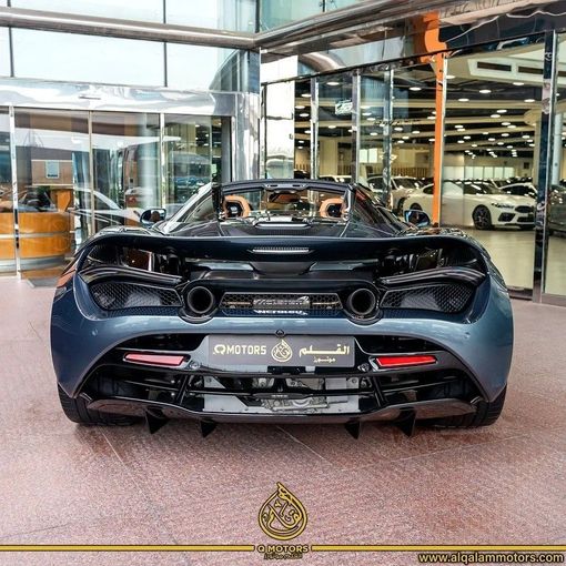 Used McLaren 720S Spider, 4.0 l, 2022 in Dubai by Q Motors, Teal color. GCC Specs | AUTO.AE