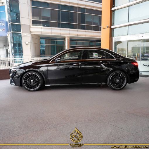 New Mercedes-Benz A-Class 180 IV (W177) Facelift, 1.3 l, 2025 in Dubai by Q Motors, Black color. GCC Specs | AUTO.AE