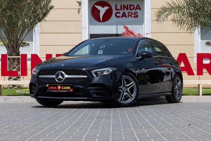 Used Mercedes-Benz A-Class 250 IV (W177), 2.0 l, 2020 in Dubai by Linda Cars, Black color. GCC Specs | AUTO.AE