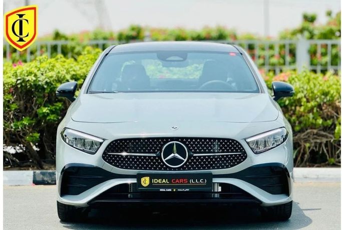 New Mercedes-Benz A-Class 200 IV (W177) Facelift, 1.3 l, 2025 in Dubai by Ideal Cars LLC, Grey color. GCC Specs | AUTO.AE