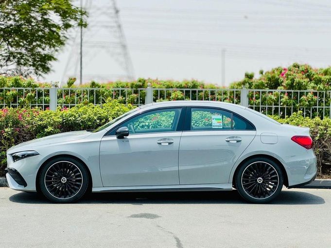 New Mercedes-Benz A-Class 200 IV (W177) Facelift, 1.3 l, 2025 in Dubai by Ideal Cars LLC, Grey color. GCC Specs | AUTO.AE