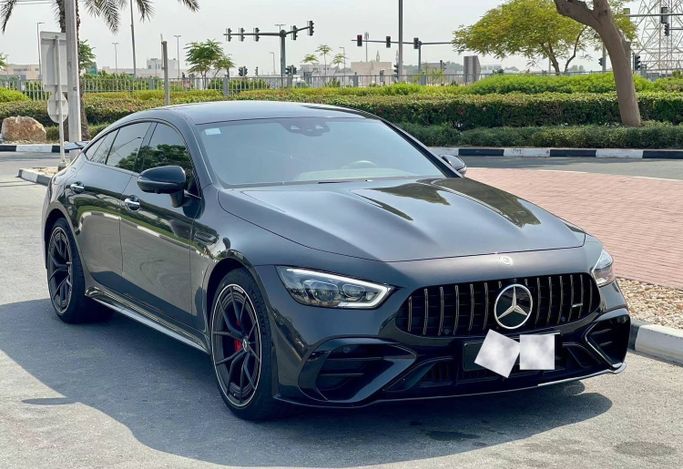 Used Mercedes-Benz AMG GT I Facelift, 3.0 l, 2023 in Dubai, Grey color. GCC Specs | AUTO.AE