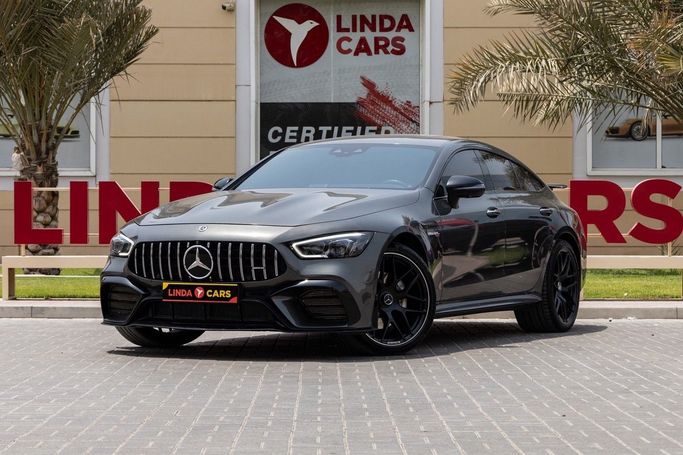 Used Mercedes-Benz AMG GT I Facelift, 3.0 l, 2020 in Dubai by Linda Cars, Grey color. Japanese Specs | AUTO.AE
