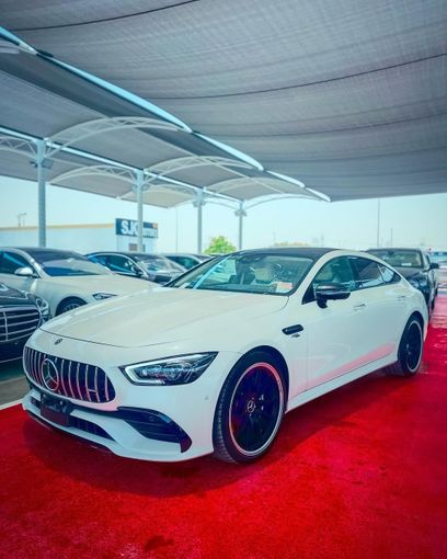 Подержанный Mercedes-Benz AMG GT 53 I Рестайлинг, 3.0 л, 2021 в Дубае от Lakhani Motors Белый цвет. Японская | AUTO.AE