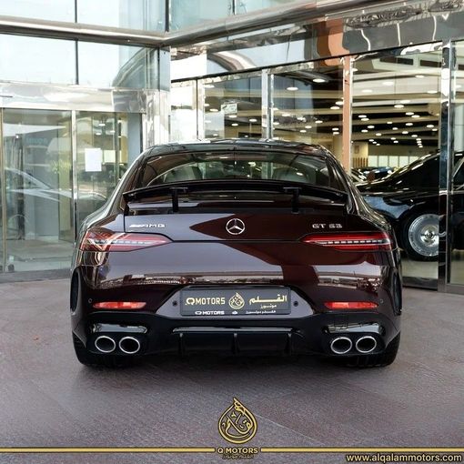 Used Mercedes-Benz AMG GT 53 I Facelift, 3.0 l, 2022 in Dubai by Q Motors, Maroon color. GCC Specs | AUTO.AE